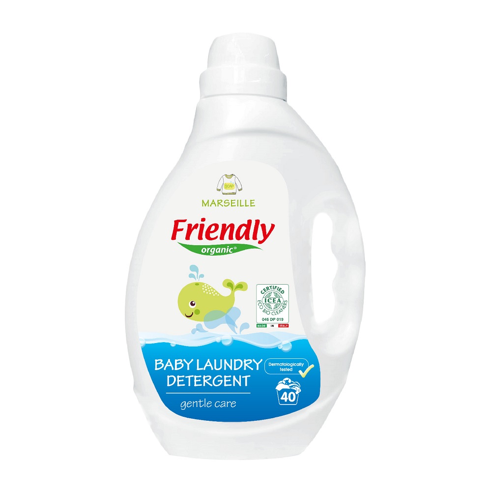 Detergent de rufe Bebe Marsilia, 2000 ml, Friendly Organic