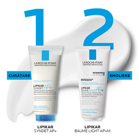 Balsam cu tripla actiune Lipikar Light AP + M, 200 ml, La roche Posay 536167