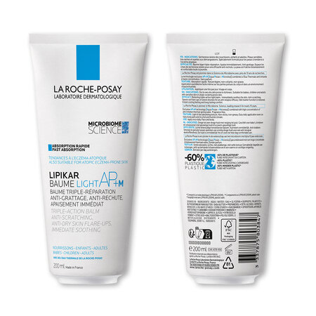 Balsam cu tripla actiune Lipikar Light AP + M, 200 ml, La roche Posay 536166