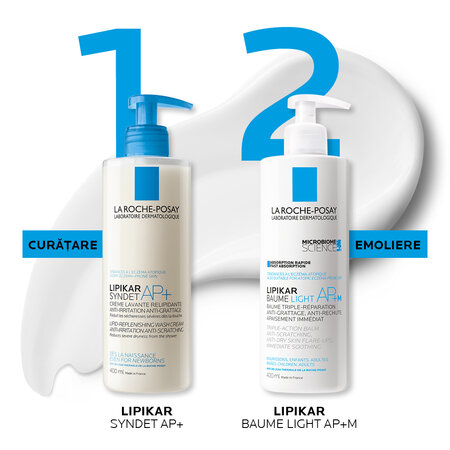 Balsam cu tripla actiune Lipikar Light AP + M, 400 ml, La Roche Posay 536176