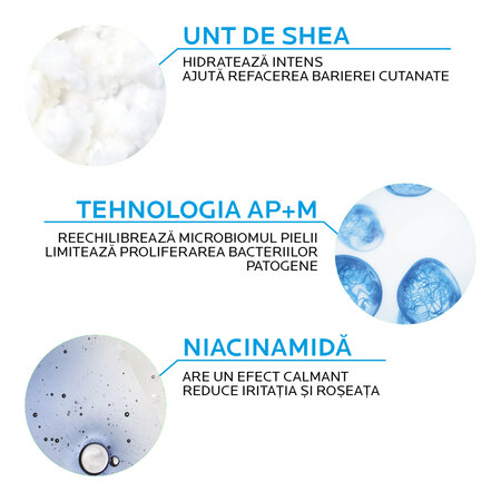 Balsam cu tripla actiune Lipikar Light AP + M, 400 ml, La Roche Posay 536179