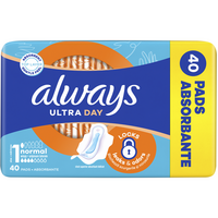 Absorbante Ultra Normal, marimea 1, 40 bucati, Always