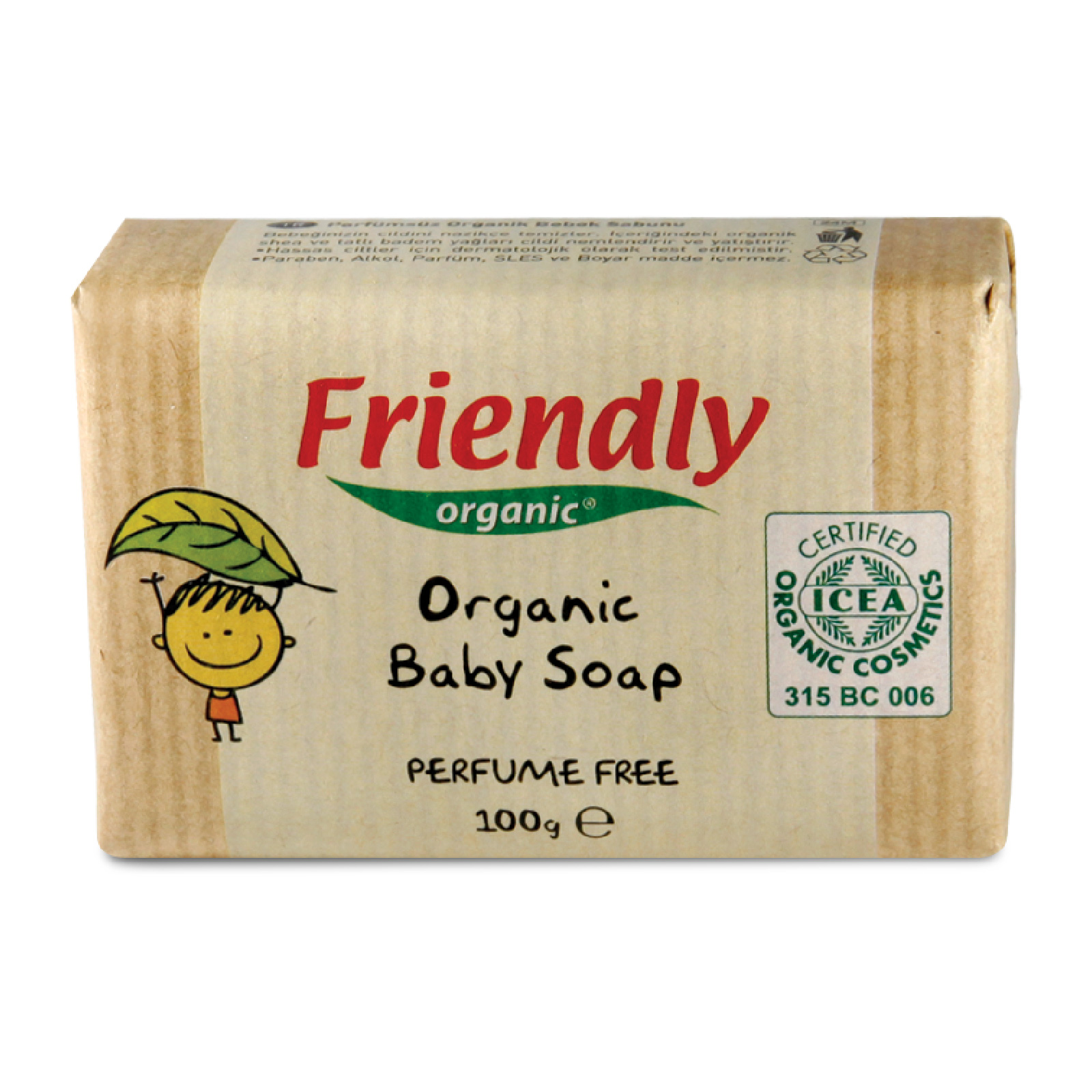 Sapun Organic Baby, 100 g, Friendly Organic