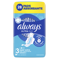 Absorbante Ultra Day, Marimea 3, 28 bucati, Always