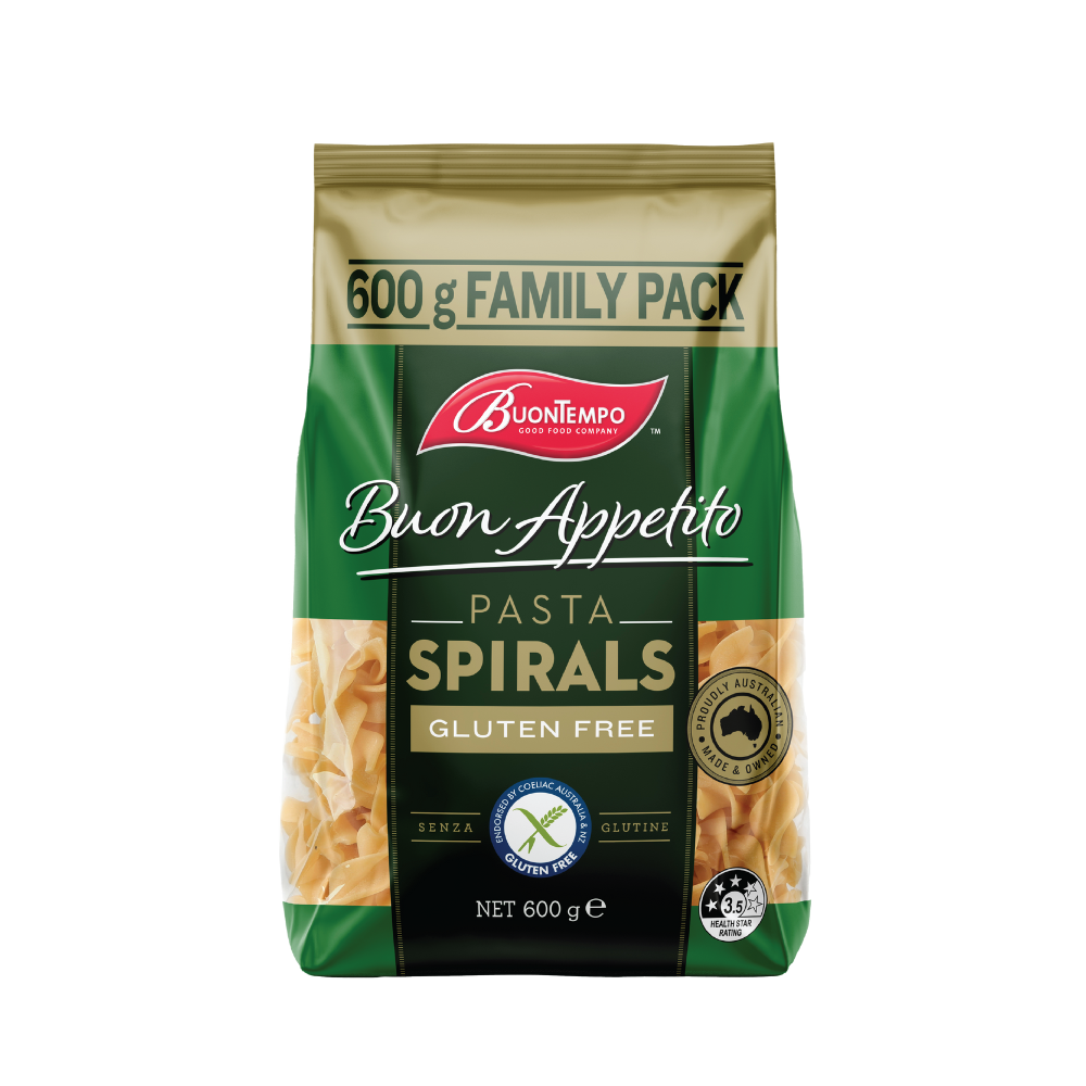 Paste spirale fara gluten Buontempo, 600 g, Orgran