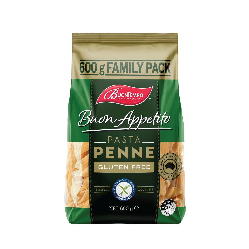 Paste penne fara gluten Buontempo, 600 g, Buontempo