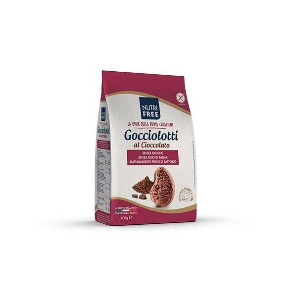 Biscuiti cu ciocolata, 400 g, Nutri Free