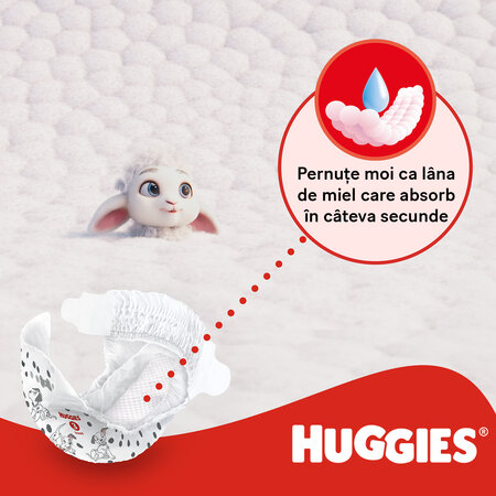 Scutece Ultra Comfort, Nr.3, 4-9 kg, 56 bucati, Huggies 801227