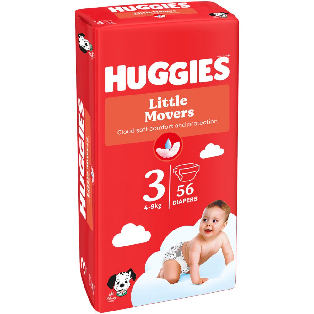 Scutece Ultra Comfort, Nr.3, 4-9 kg, 56, Huggies