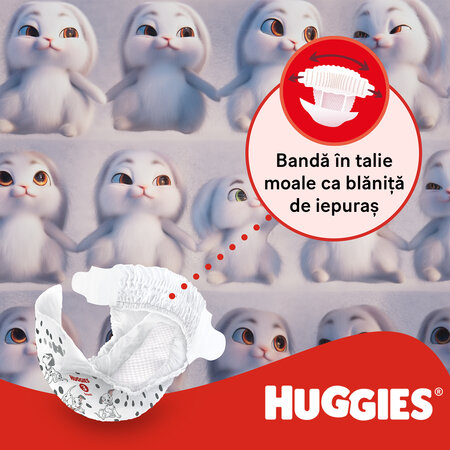 Scutece Ultra Comfort, Nr. 4, 7-18 kg, 50 bucati, Huggies 801238