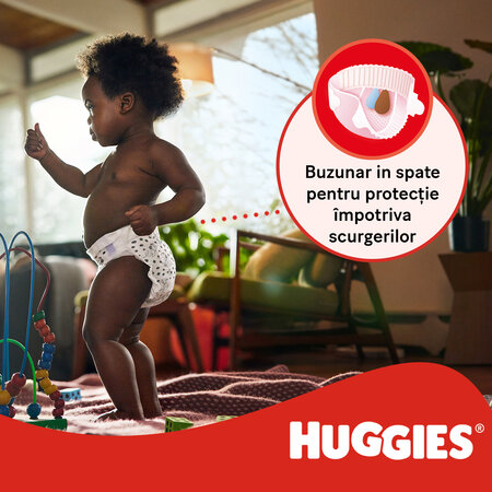 Scutece Little Movers, Nr. 5, 11-25 kg, 42 bucati, Huggies 801251
