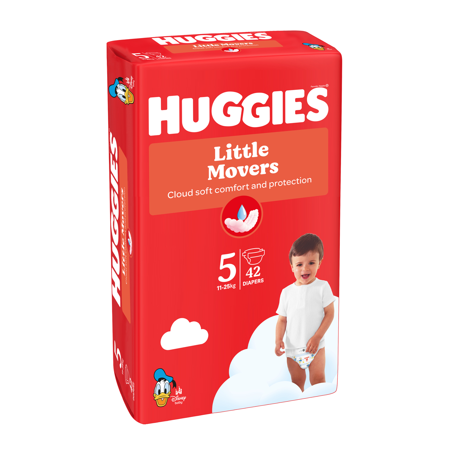 Scutece Little Movers, Nr. 5, 11-25 kg, 42 buc, Huggies