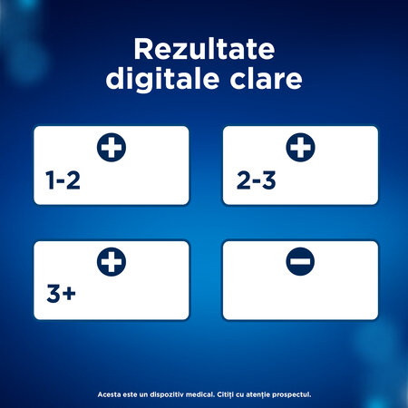 Test de sarcina cu indicator de saptamani, 1 bucata, Clearblue 766001