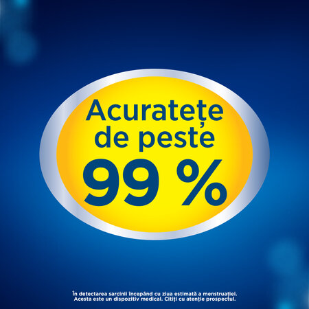 Test de sarcina cu indicator de saptamani, 1 bucata, Clearblue 765998