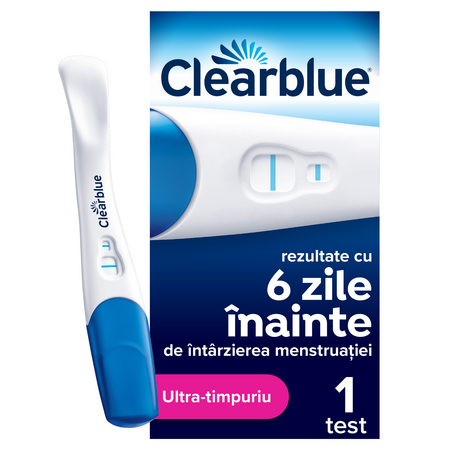 Test de sarcina Ultra-Timpuriu, 1 bucata, Clearblue 740503