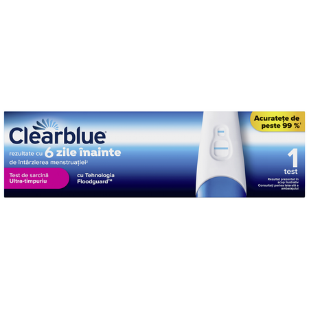 Test de sarcina Ultra-Timpuriu, 1 bucata, Clearblue 740502