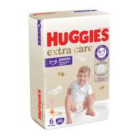 Scutece Pants Extra Care, Nr. 6, 15-25 kg, 30 buc, Huggies