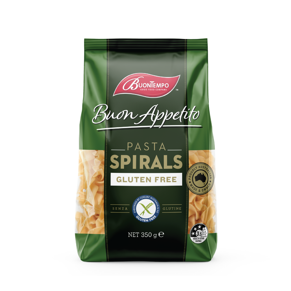 Paste spirale fara gluten Buontempo, 350 g, Orgran