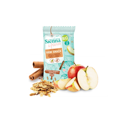 Snack raw vegan Bio cu mar si scortisoara