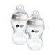Set biberoane cu autosterilizare din PP Natural Start, 3 luni+, 2x340 ml, Tommee Tippee 690373