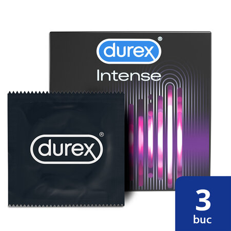 Prezervative Intense, 3 bucati, Durex 541917