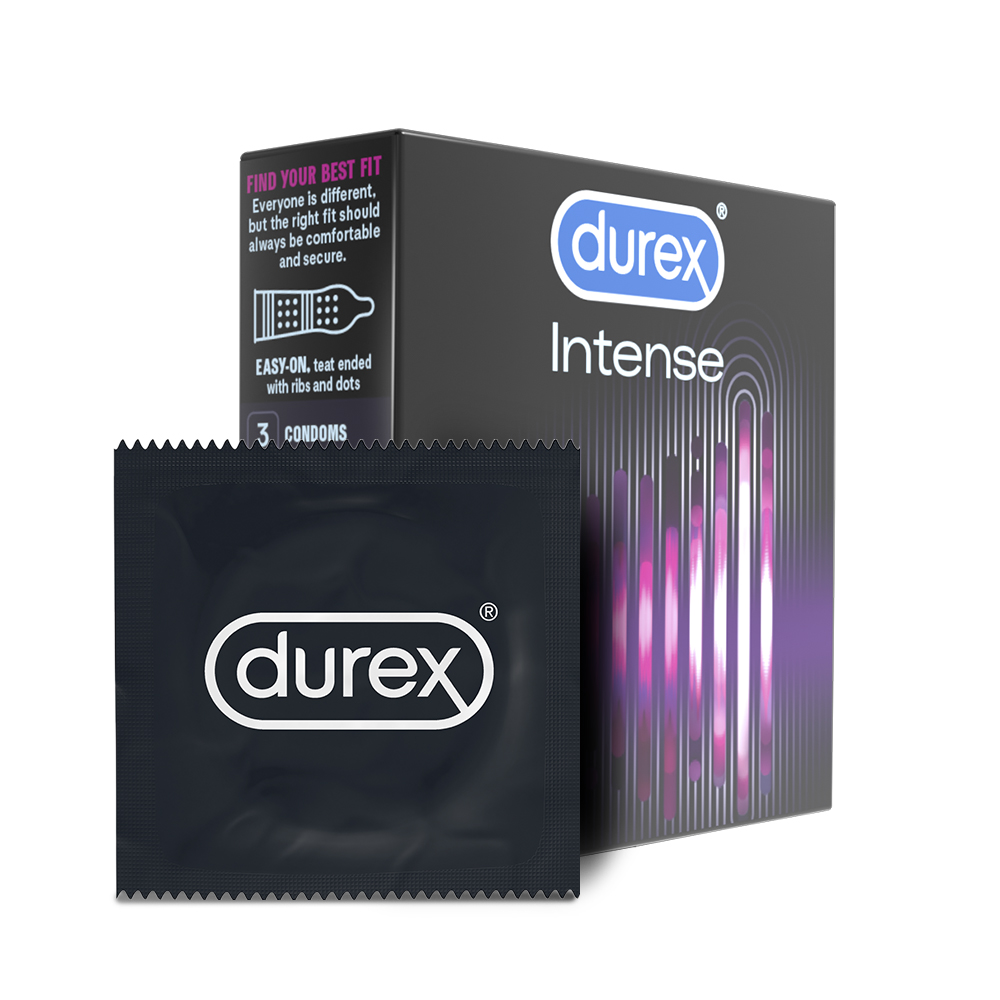 Prezervative Intense, 3 bucati, Durex