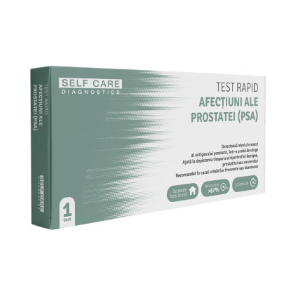 Test rapid afectiuni ale prostatei (PSA), 1 bucata, Self Care