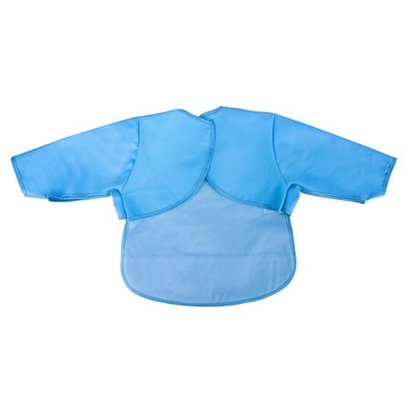 Baveta impermeabila cu maneci lungi, 53-66, Ursulet, Albastru, SeviBebe 536560