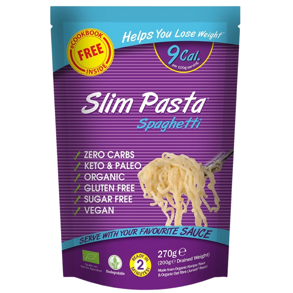 Spaghetti Bio din faina de konjac organic, 270 g, Slim Pasta