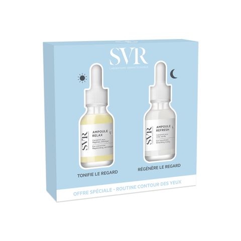 Set Serum contur ochi Refresh + Serum contur ochi Relax, 15 ml / 15 ml, Svr