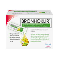 Sirop pentru tuse uscata Bronhoklir, 15x5ml, Stada