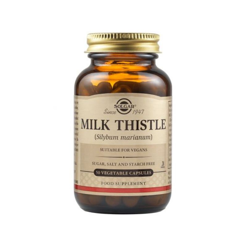 Silimarina Milk Thistle, 50 capsule, Solgar