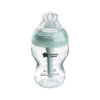 Biberon din PP cu autosterilizare Advanced Anti-colici Natural Start, 0 luni+, 260 ml, Tommee Tippee