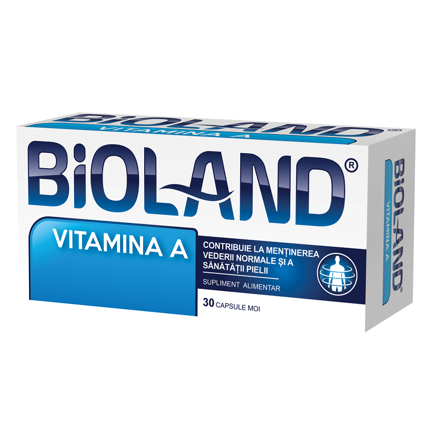 Bioland Vitamina A 8000UI, 30 capsule moi, Biofarm