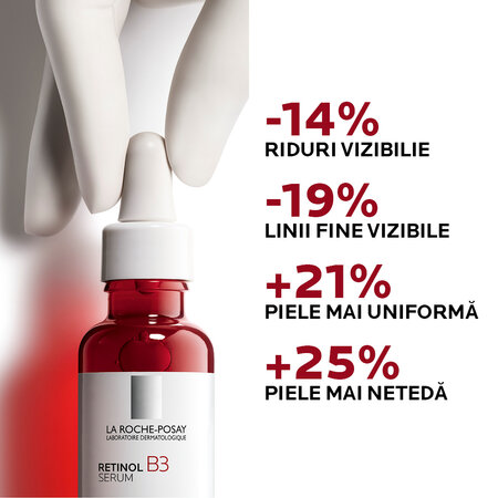 Ser antirid pentru fata Retinol B3, 30 ml, La Roche-Posay 559407