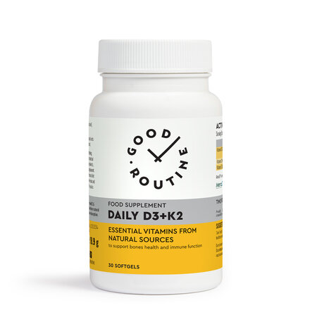 Daily D3 + K2, 30 capsule moi, Good Routine
