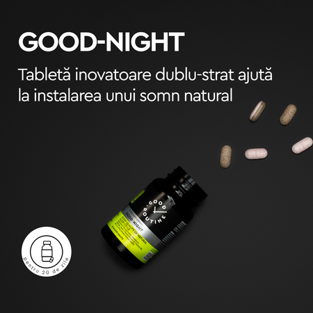 Good Night, 20 tablete dublu-strat, Good Routine 777337