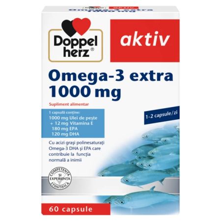 Omega 3 extra, 1000 mg, 60 capsule, Doppelherz