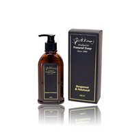 Sapun lichid de mana cu bergamota si patchouli, 300 ml, Nabulsi