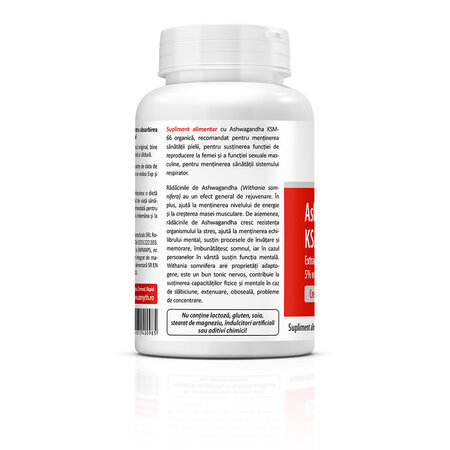 Ashwagandha KSM-66 300 mg, 60 capsule, Zenyth 758539