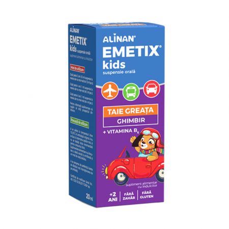 Alinan Emetix suspensie orala +2 ani, 20 ml, Fiterman Pharma