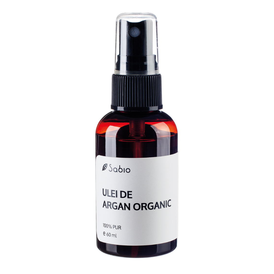 Ulei de argan organic, 60 ml, Sabio