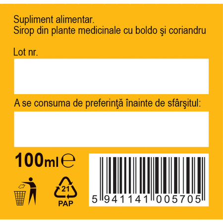 Sirop Vermicin cu miere, propolis si Vitamina C D73, 100 ml, Fares 721119