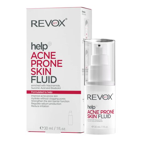 Crema pentru acnee si pori dilatati Revox Help, 30 ml, Revox 537178
