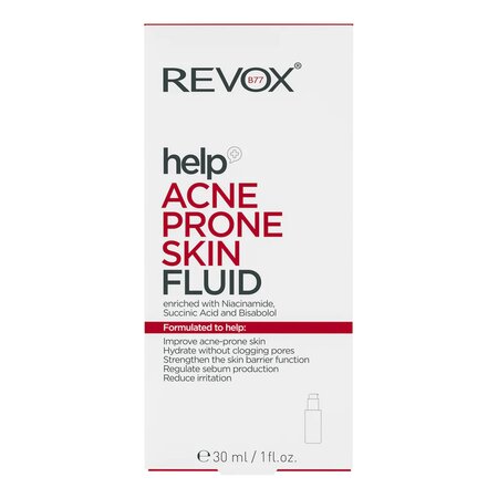 Crema pentru acnee si pori dilatati Revox Help, 30 ml, Revox 537176