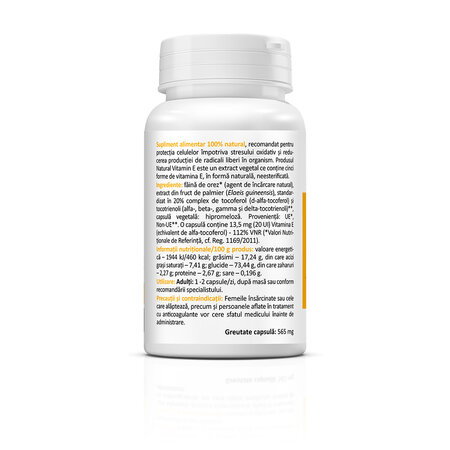 Vitamina E, 60 capsule, Zenyth 772233