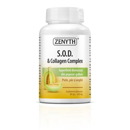 S.O.D&Colagen Complex, 650mg, 80cps, Zenyth