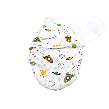 Paturica de infasat Lux, 50 cm, 0-3 luni, Baltic Bebe 537281