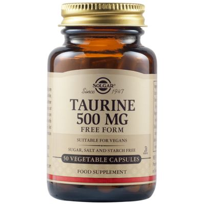 Taurine, 500 mg, 50 capsule, Solgar