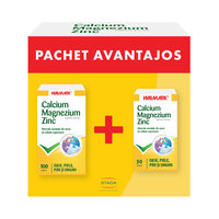 Pachet Calciu, Magneziu, Zinc, 100 + 30 tablete, Walmark